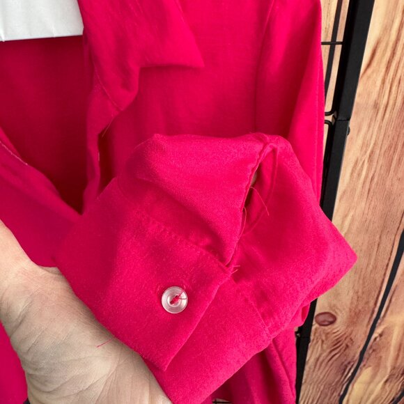 Phierce Fashions - Button Down Tunic Top - Pink - 2x - - Picture 5 of 12
